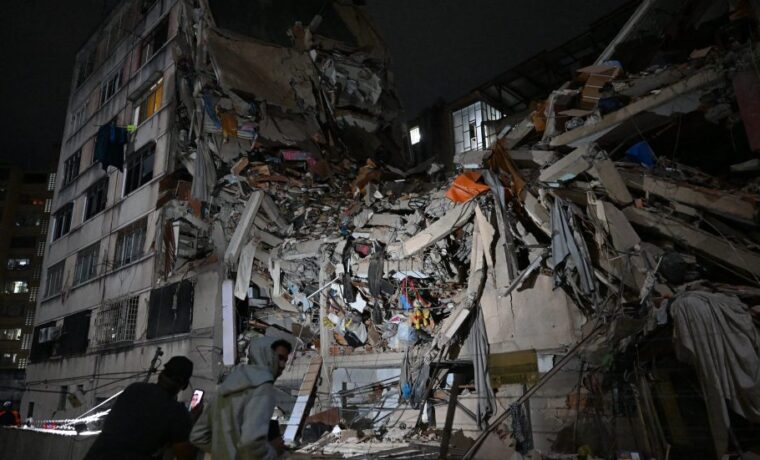Immagine del terremoto in Venezuela