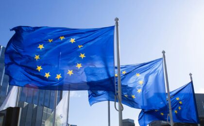 Grafico economico che rappresenta il Pil dell'Eurozona