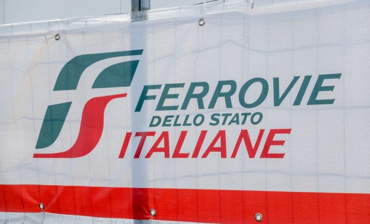 Treno italiano in stazione