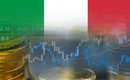 Grafico della crescita economica in Italia