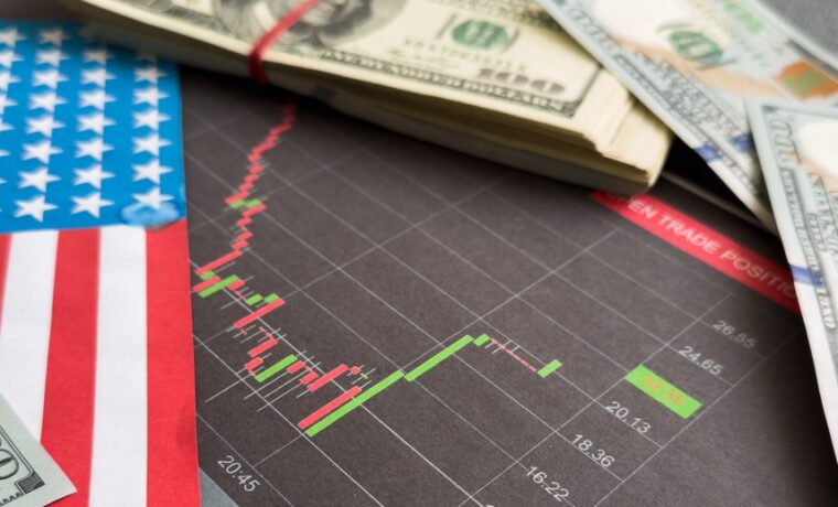 Grafico del deficit commerciale degli Stati Uniti