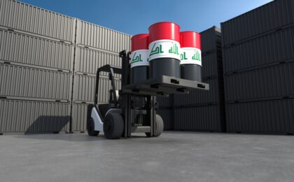 Raffineria di petrolio in Iraq