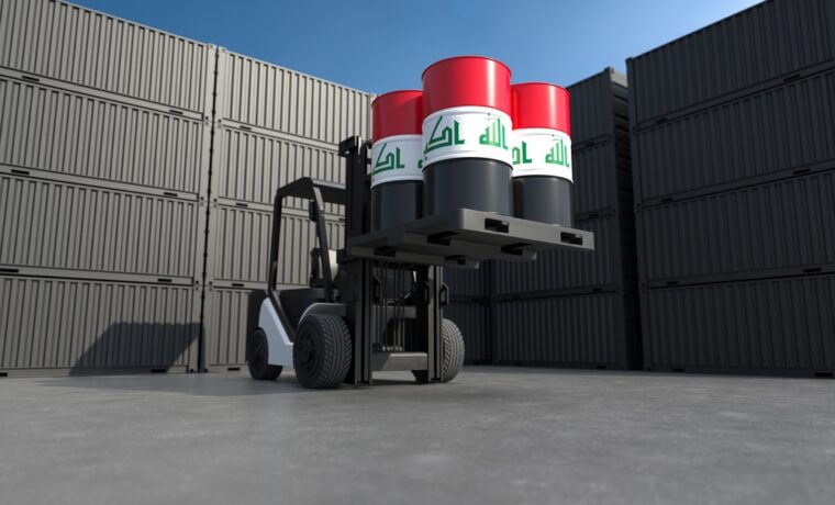 Raffineria di petrolio in Iraq