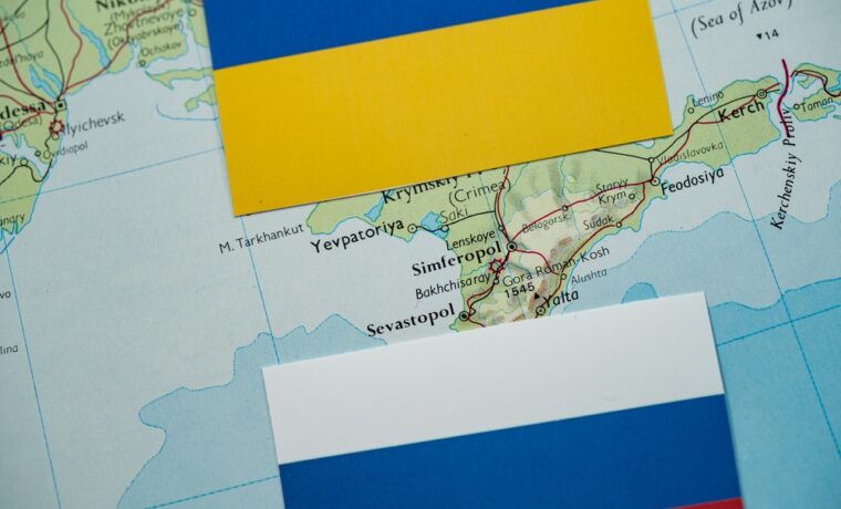 Vista della Crimea durante il blackout