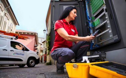 Fibra ottica utilizzata per il monitoraggio intelligente