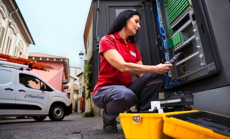 Fibra ottica utilizzata per il monitoraggio intelligente