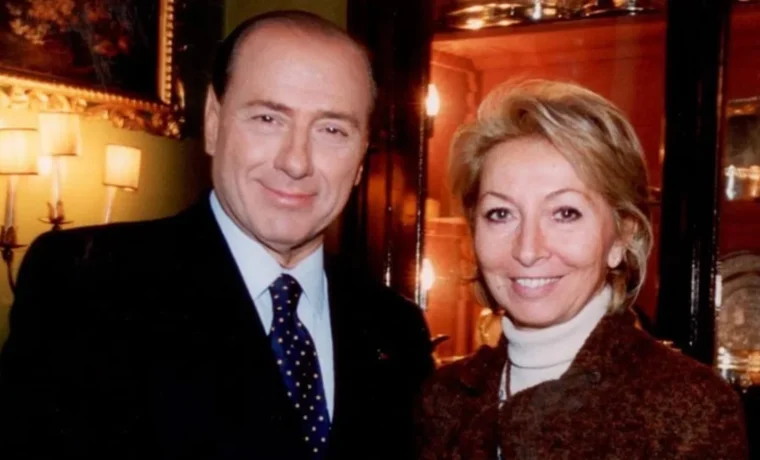 Mity Simonetto con Silvio Berlusconi