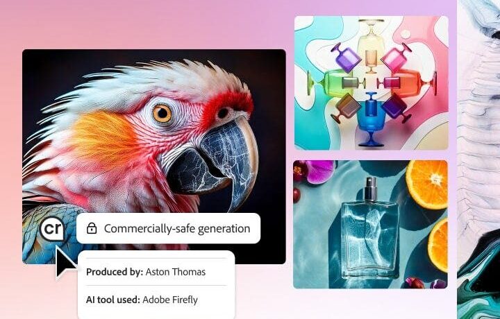 Adobe Firefly piattaforma AI per immagini e video