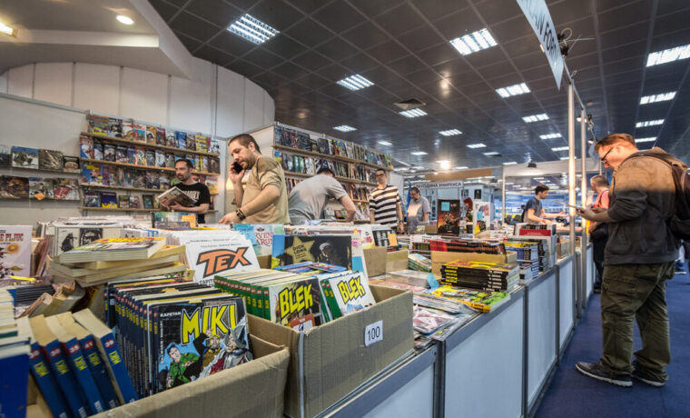 Evento Cartoon Club & RiminiComix 2026 con pubblico e stand