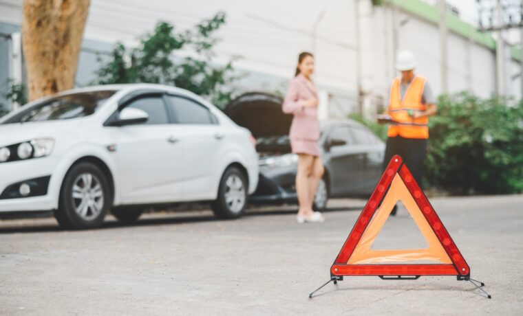Immagine di un incidente stradale a Roma