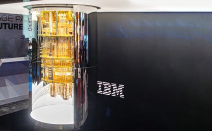 Immagine di un computer quantistico IBM