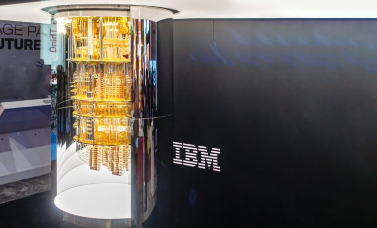 Immagine di un computer quantistico IBM