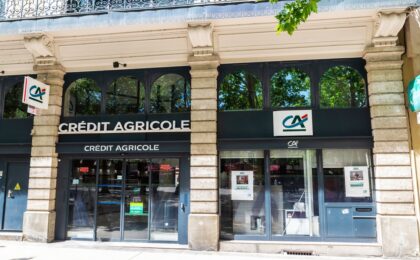 Immagine di un edificio bancario