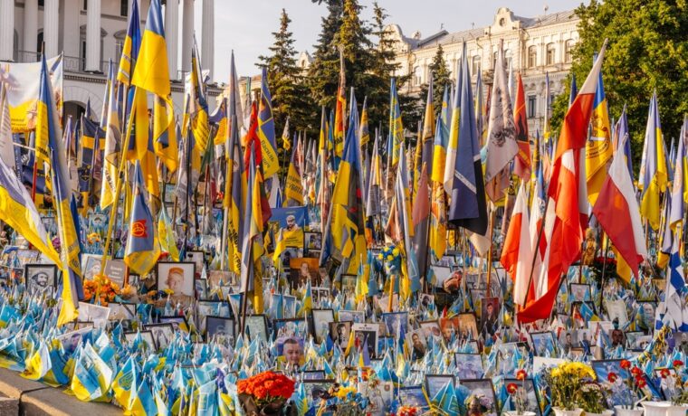 Scena del crimine vicino a Kiev