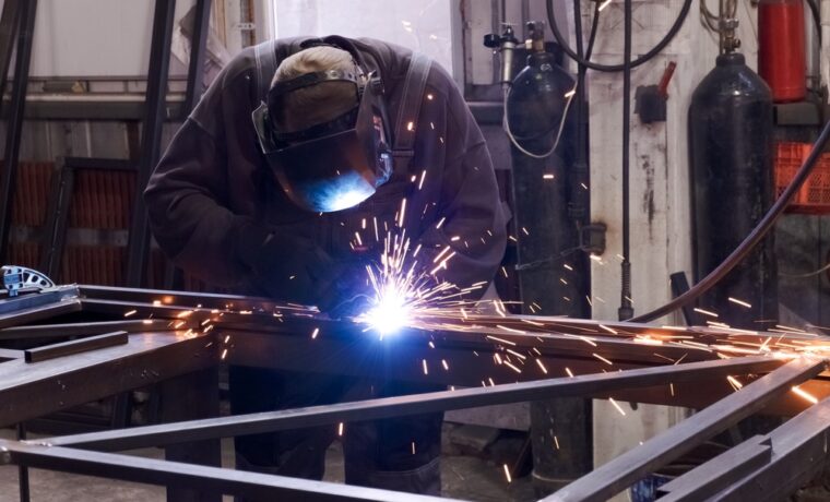 Immagine di acciaio in lavorazione