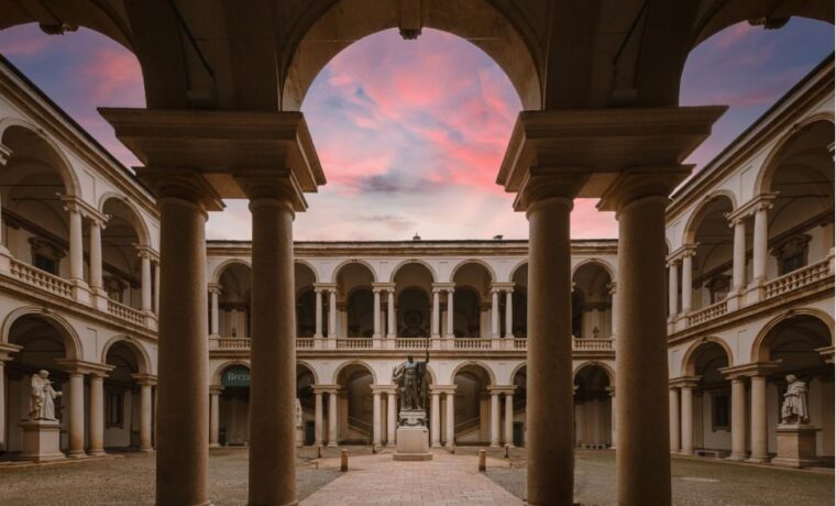 Vista della Grande Brera