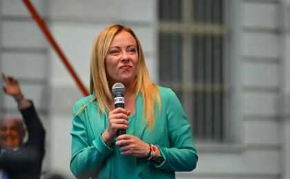 Giorgia Meloni e Kemi Badenoch durante l'incontro a Roma