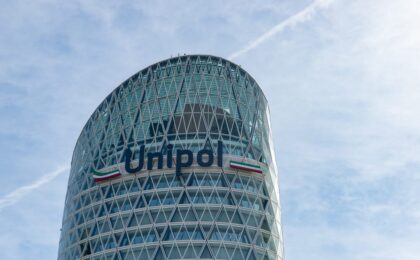 Grafico finanziario che rappresenta la crescita di Unipol
