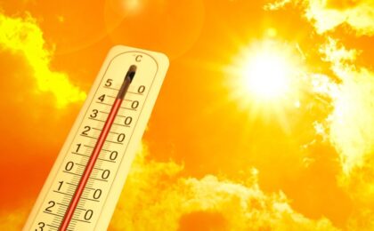 Immagine di una città italiana sotto il sole cocente