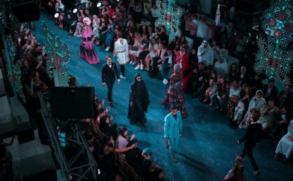 Stazione di Napoli Afragola, set delle campagne moda Gruppo Capri