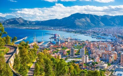 Cantiere navale di Fincantieri a Palermo